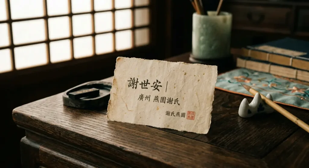 first business cards - china