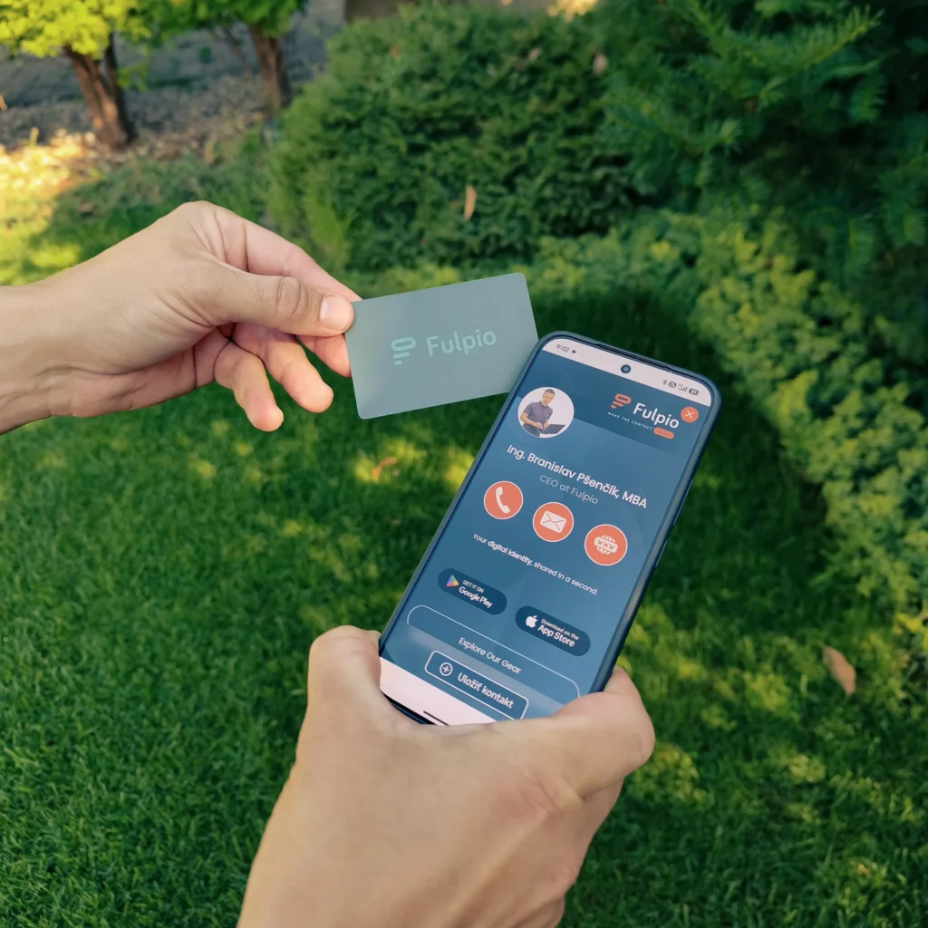 Fulpio app profile after NFC touch
